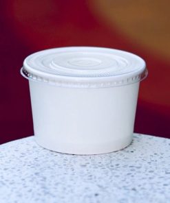 Alternative view of Bát, tô giấy trắng dùng 1 lần