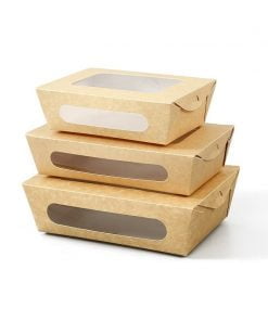 hộp giấy kraft đựng thức ăn