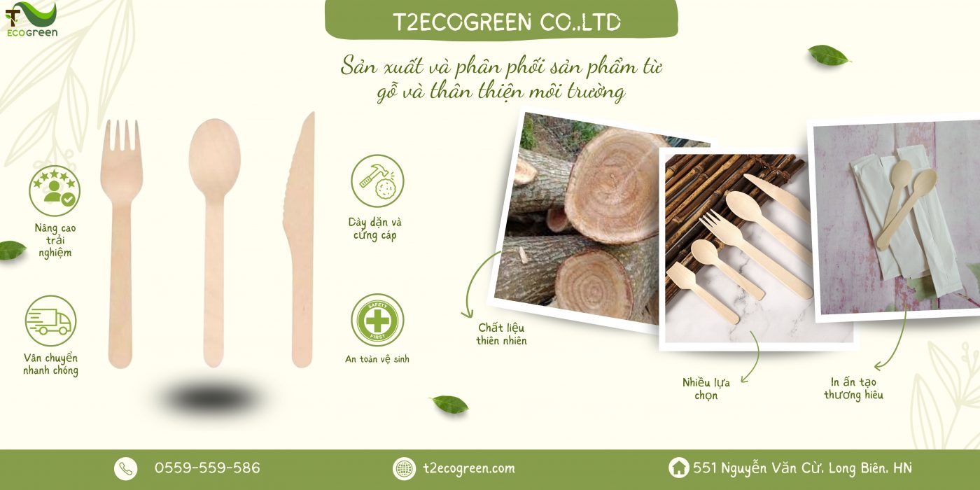 Nĩa gỗ dùng 1 lần